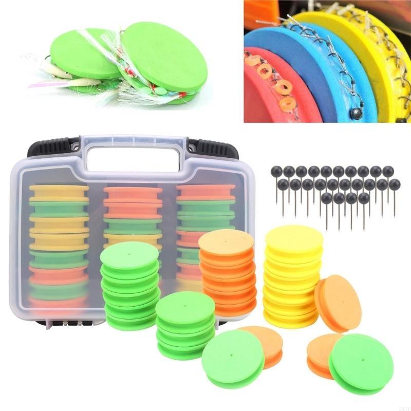 24 قطعة حامل تخزين خط الصيد مع - مراجعة Fishing Line Dispenser وسعره