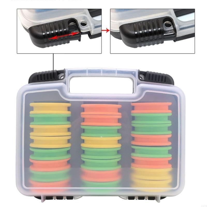 24 قطعة حامل تخزين خط الصيد مع - مراجعة Fishing Line Dispenser وسعره